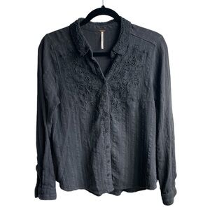 Free People Button Down Top (Size S)